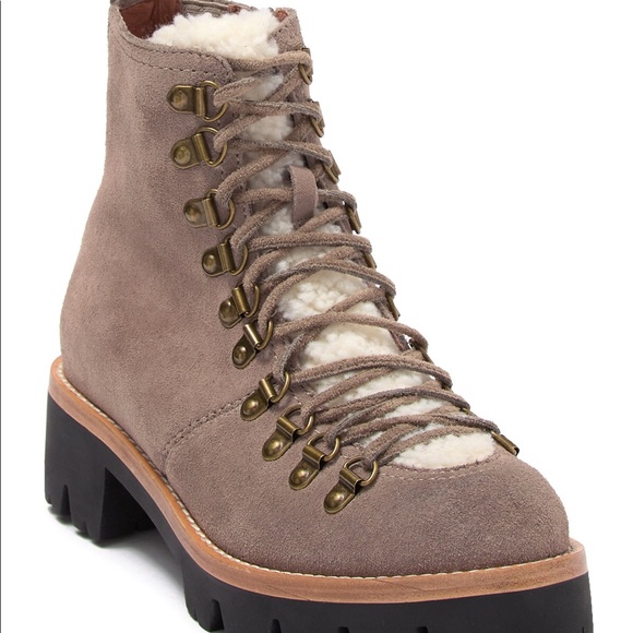 NEW Jeffrey Campbell Lace Up Hiker Boot - Picture 2 of 9